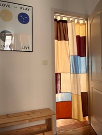 Image 1 of Rideau patchwork « Copenhagen »