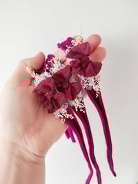 Image 2 of Headband cerise