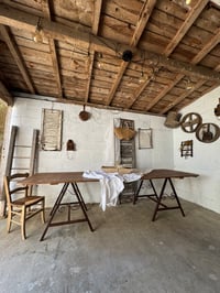 Image 13 of La table campagne sur tréteaux 