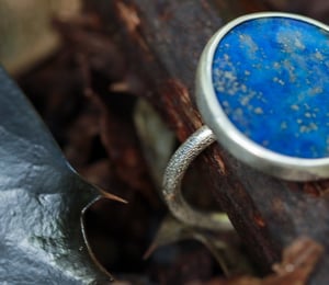Image of Lapis Lazuli Galaxy Ring
