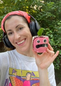 Image 3 of Thanksgiving Cactus in Cute Pink Monster