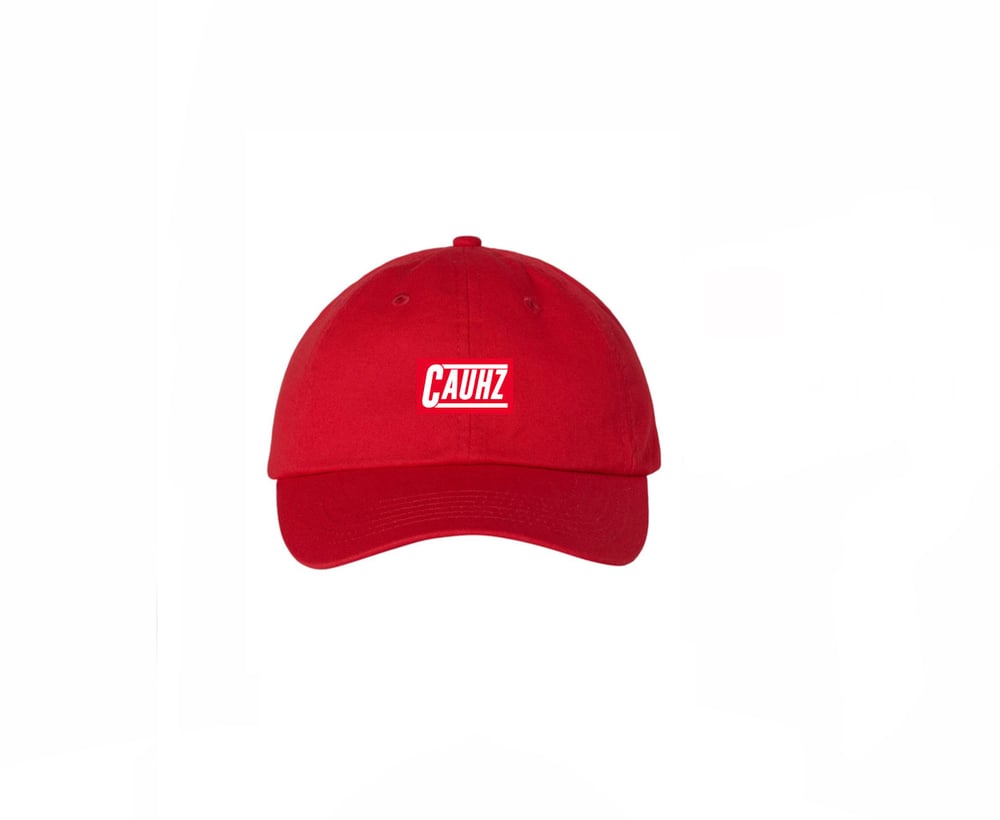 Image of Cauhz™️ Embroidered Red Dad Hat