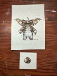 Image 2 of Stripe - Daily Halloween 5x7 plus mini Mogwai ball - Creepy Cuties And Killer Kaijus