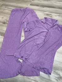 X-Large Purple 2pc set *never worn