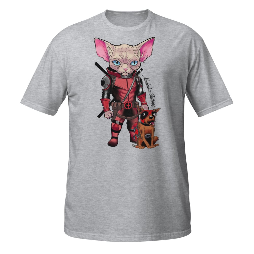 Deadpool Cat & Dogpool Short-Sleeve Unisex T-Shirt