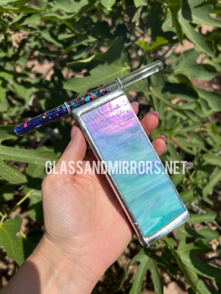 Image of Blue Skies Mini Aura Kaleidoscope (slim)