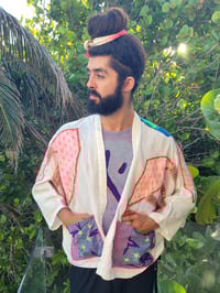 Image 1 of Dancing Galaxy White Kimono