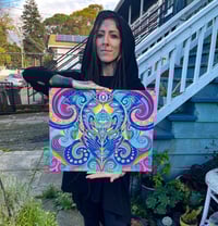 Image 2 of ‘Entity’ acrylic painting Original