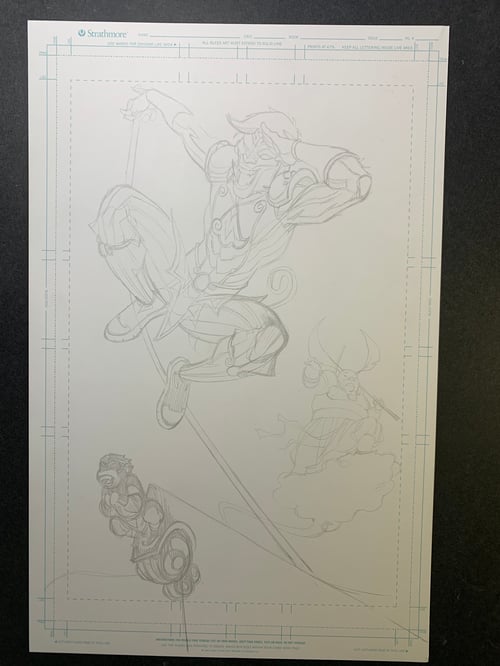 Image of MONKEY PRINCE #1 cover prelim A