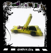 Image 3 of Green Lowrider Sculpture