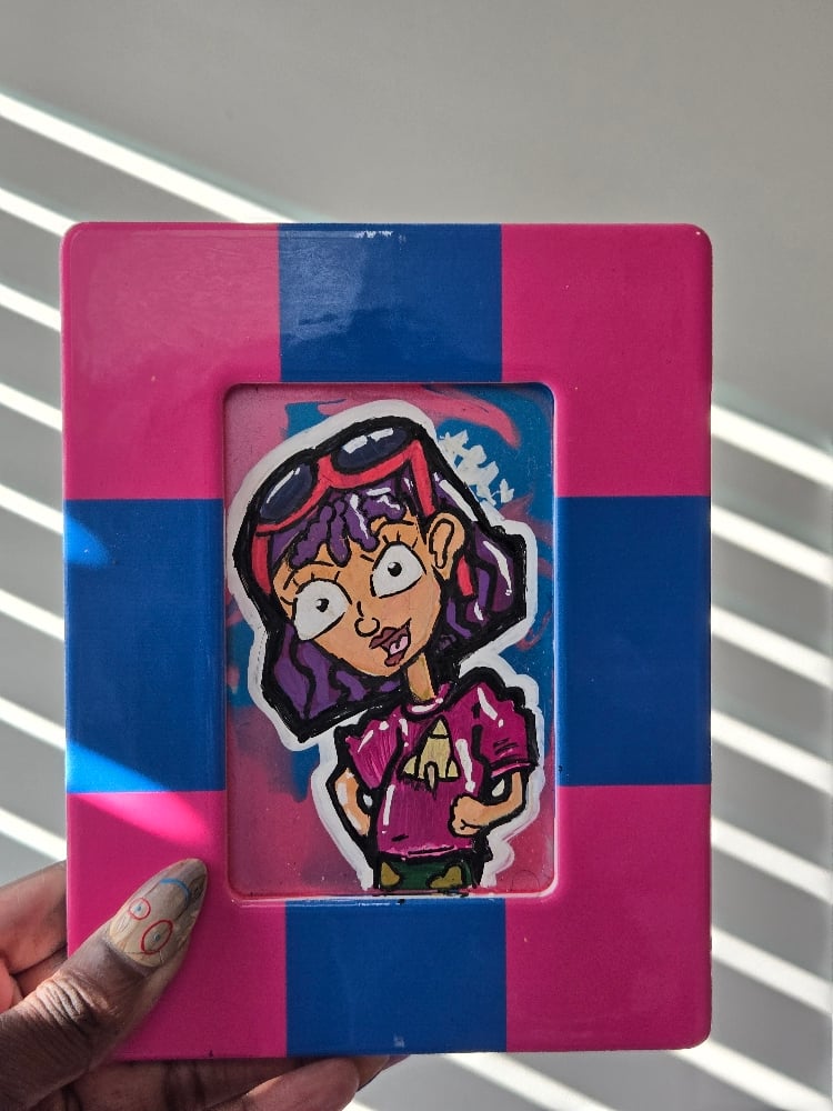 Image of Rocket Power Reggie Painting ✮🛹๋࣭ ⭑