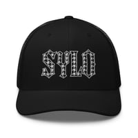 Image 2 of sylo houndstooth Trucker Cap