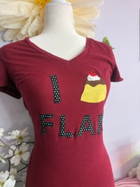 Image 5 of I Love Flan Fitted Top 🍮💕(XS/S)