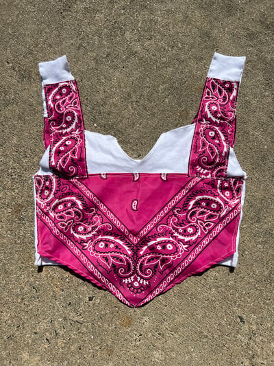 Image of Pink Bandana Top 