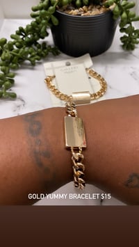 Gold Yummy bracelet 