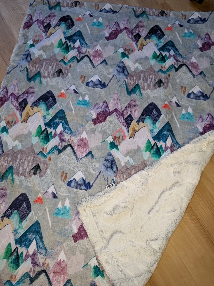 Image of Mountain Baby Blanket