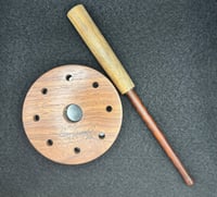 Image 2 of Walnut black slate over glass/ 2 piece maple/ snakewood striker