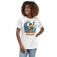 Image 9 of I Ride With Jesus Surfing Women's Relaxed T-Shirt