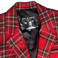 Image 2 of Sexy Dynamite London tartan blazer