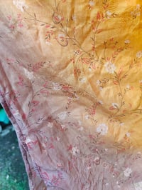 Image 13 of Kimono and cami top Set- Yellow and rust