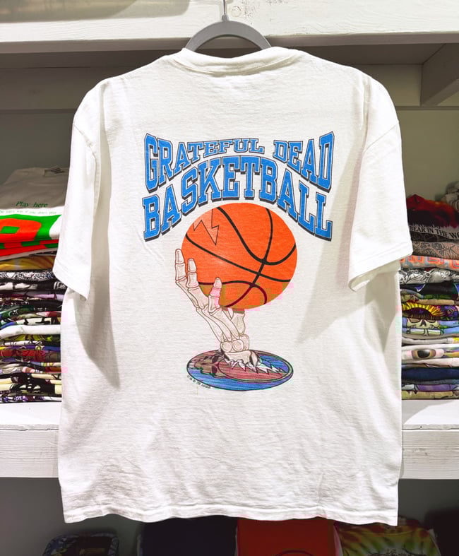 Grateful Dead 1996 ‘GD Basketball’ T-Shirt - Size L
