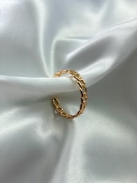 Image 3 of Golden Chain hoops 