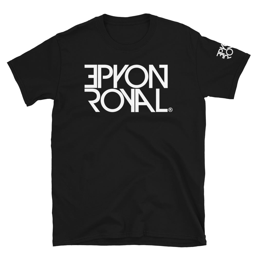 Image of Text Logo Tee Black