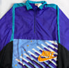 VTG 90s Nike Windbreaker Sz XL (SkyBlue/Purple/Black)