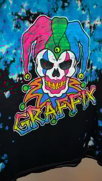 Image 3 of Graffix Tie Dye All Over Print Tee