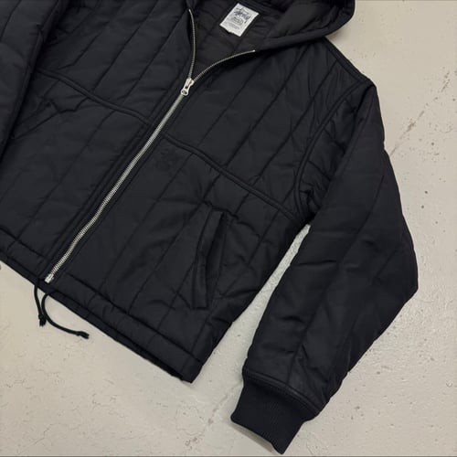 Image of Stussy “Built Tough” Nylon Quilted Work Jacket, Size Large