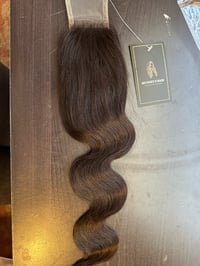 Image 1 of 16 inch  2x6 body wave closure 