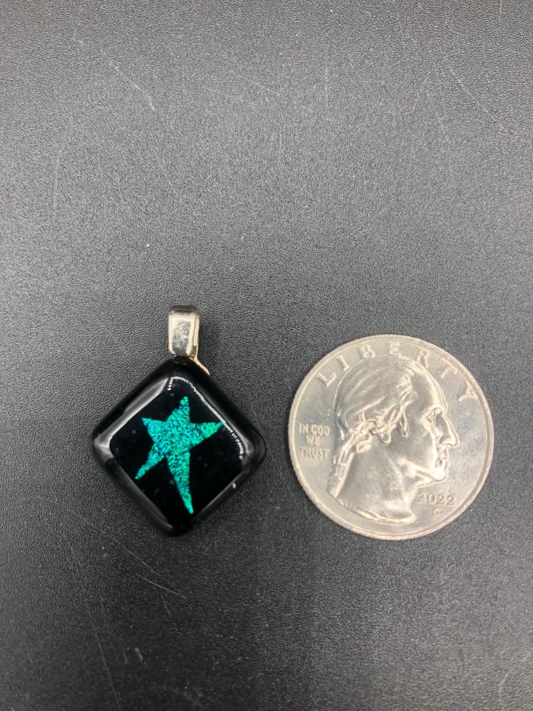 Image of Dichroic image pendant 018