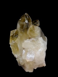 Image 4 of 435g Black Smoky Quartz Citrine Crystal Cluster Mineral Specimen 