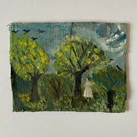 Suddenly green (girl in a garden)