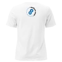 Image 4 of It's Mom's turn to Wine Women's Relaxed T-Shirt white 