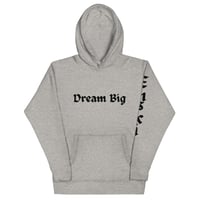 EHSKI / "DREAM BIG" BLACK FONT UNISEX SWEATER (FRONT, BACK & SLEEVE)