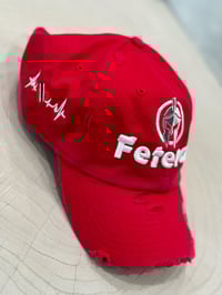 Image 4 of Trinidad 🇹🇹 vintage dad hat w/side heartbeat white font 