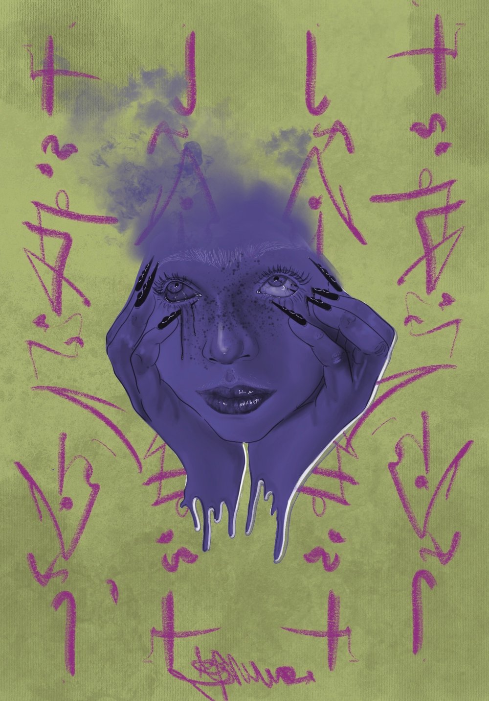 Image of Purple Face