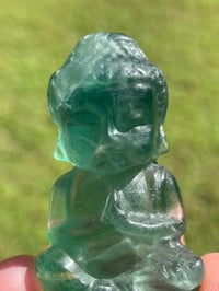 Image 3 of Green Fluorite Baby Buddha Carving #1793