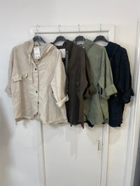 Image 3 of Canvas Broaderie Anglaise Hooded Jacket