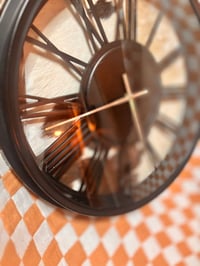 Image 5 of Brown Hide Clock 