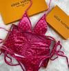 LV 3-piece Set Pink