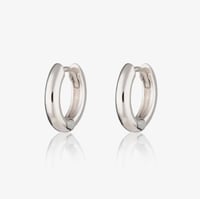 Image 1 of Scream Pretty Silver Huggies