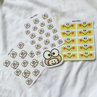 Image 1 of Keroppi x blob stickers