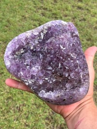 Image 9 of Amethyst With Calcite & Polished Edges | Brazil #2185