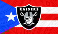 Raiders Flag Puerto Rican 