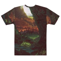 Image 2 of Cavern of Wrath Allover Print T-shirt by Mark Cooper Art