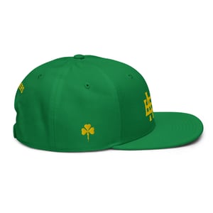 Image of MB Logo Green Snapback Baseball Hat