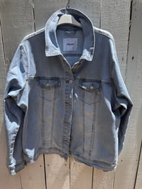 Image 1 of Granny Squares Denim Jacket