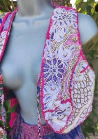 Image 1 of Mini Mykonos jewel waistcoat Light pink - 6-8 uk